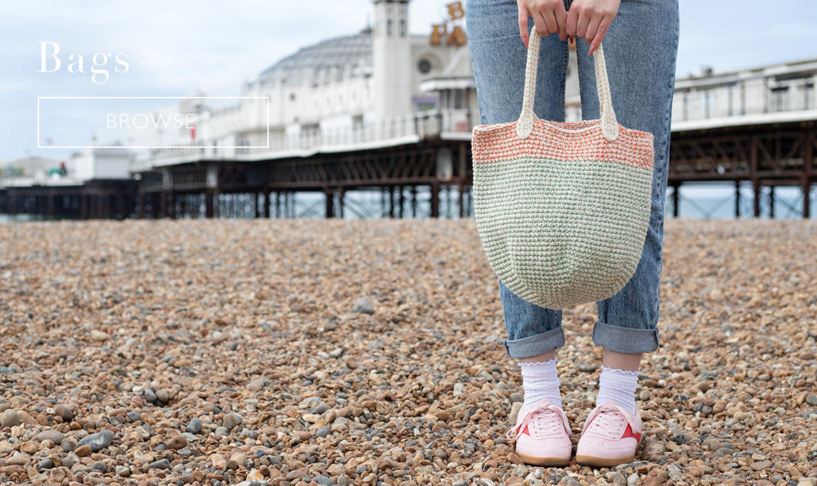 Bags crochet pattern market bag toft